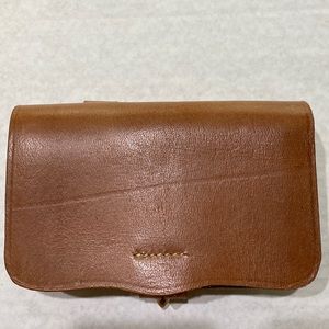 NO NAME Tan Leather Belt Wallet